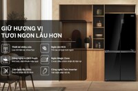 Những tính năng nổi bật của tủ lạnh Aqua Inverter 469 lít Multi Door AQR-M536XA(GB)