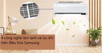Nổi bật 4 công nghệ làm lạnh và lọc khí bảo vệ sức khỏe trên điều hòa Samsung