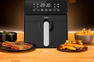Nồi chiên không dầu Kaff KF-AFS8AD, 8.2L giải pháp nấu ăn tiện lợi cho mọi căn bếp