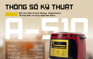 Nồi cơm điện tách đường Magic Korea tốt không, giá bán, nơi mua?