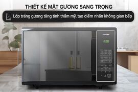 Rã đông thần tốc, nấu nướng đa năng với lò vi sóng Toshiba MM-EM25PE(BM)