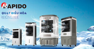 Rapido chính thức ra mắt dòng quạt điều hòa 2020 thế hệ mới với 3 chức năng trong 1