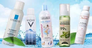 Review 3 dòng xịt khoáng cho da nhạy cảm đang được sử dụng phổ biến.