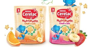 Review bánh ăn dặm Nestlé CERELAC Nutripuffs 50g các vị