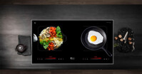Review chi tiết bếp từ âm 2 vùng nấu Arber AB551