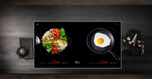 Review chi tiết bếp từ âm 2 vùng nấu Arber AB551