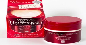 Review chi tiết kem dưỡng da Aqualabel đỏ hot hiện nay