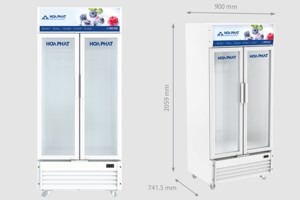 Review chi tiết tủ mát Hòa Phát Inverter 2 cánh 723 Lít HSR D8723