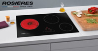Review chi tiết về bếp từ hồng ngoại âm 3 vùng nấu Rosieres PMI732N