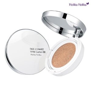 Review cushion Holika Holika Face 2 Chance White cushion BB cream