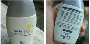 Review kem chống nắng giá rẻ Sunplay Whitening UV SPF50, PA++++