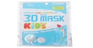 Review khẩu trang 3D cho bé Unicharm Nhật Bản
