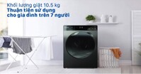 Review máy giặt Sharp Inverter 10.5 kg ES-FK1054SV-G có nên mua cho năm 2023?