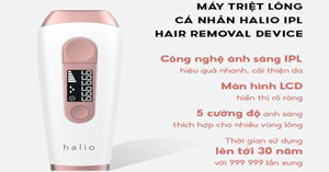 Review Máy triệt lông cá nhân Halio IPL Hair Removal - Triệt nhanh không đau đớn