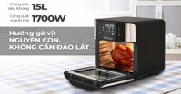 Review nồi chiên không dầu Sunhouse Mama 15L SHD4088