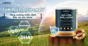 Review sữa miễn dịch Lazu Golden Wellness có tốt không? Giá bao nhiêu tiền?