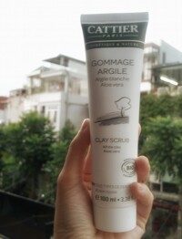 Review tẩy da chết đất sét cho mặt Cattier Gommage Argile