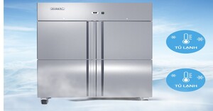 Review tủ mát Kistem 4 cánh KIS-XFGN45R giá 37 triệu có gì đặc biệt?