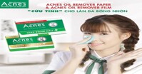 Review về giấy thấm dầu Acnes