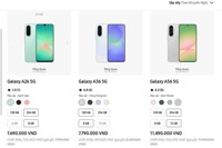 Samsung giảm giá loạt điện thoại 5G mới ra mắt 2025, còn từ 2.99 triệu đồng