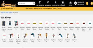 Siêu thị Dụng Cụ Vàng: Đại lý máy khoan chính hãng cho mọi công trình