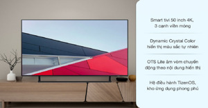 Smart Tivi Samsung 4K 50 inch 50AU9000 Crystal UHD