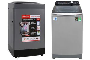 So kè máy giặt Aqua AQW-DR100ET S và Sharp ES-W95HV-S: Cùng 4 triệu nên chọn máy nào?