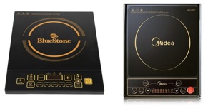 So sánh bếp điện từ BlueStone ICB-6616 và bếp điện từ Midea MI-SV19EH