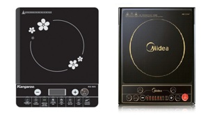 So sánh bếp điện từ Kangaroo KG365I và bếp điện từ Midea MI-SV19EH