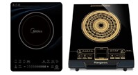 So sánh bếp điện từ Midea MI-T2112DA và bếp điện từ Kangaroo KG361i