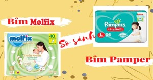 So sánh bỉm tã Molfix và Pamper - nên dùng loại nào cho bé tốt hơn?