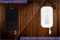 So sánh bình nóng lạnh trực tiếp Kangaroo KGWD45P2 và Comfee CWH-45EPGPVN(W)-CB