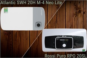 So sánh bình nóng lạnh Atlantic SWH 20H M-4 Neo Lite và Rossi Puro RPO 20SL