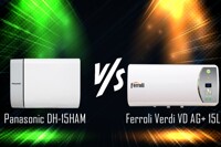 So sánh bình nóng lạnh Panasonic DH-15HAM và Ferroli Verdi VD 15L AG+
