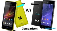 So sánh bộ đôi smartphone Xperia M và Xperia M2 Aqua