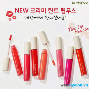 So sánh các thỏi son Innisfree được yêu thích nhất