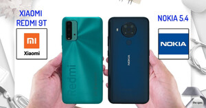So sánh chi tiết điện thoại Nokia 5.4 và Xiaomi Redmi 9T