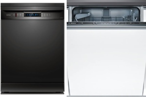 So sánh chi tiết máy rửa bát Bosch SMV25CX03E và Hafele HDW-F605B