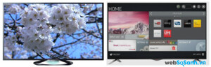 So sánh chi tiết Smart Tivi Sony 3D KDL-55W954A SP1 và LG 55UB820T 4K