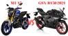 So sánh chi tiết Suzuki GSX-R150 2021 với Yamaha MT-15
