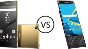 So sánh điện thoại BlackBerry Priv và Sony Xperia Z5 Premium