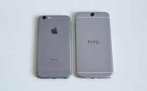 So sánh điện thoại HTC One A9 và iPhone 6