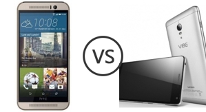 So sánh điện thoại Lenovo Vibe P1 và HTC One M9