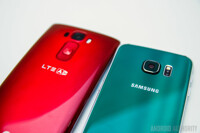 So sánh điện thoại LG G Flex 2 và Galaxy S6 Edge+