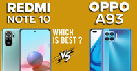 So sánh điện thoại Oppo A93 128GB với Xiaomi Redmi Note 10 128GB