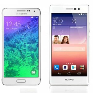 So sánh điện thoại tầm trung Galaxy Alpha và Huawei Ascend P7