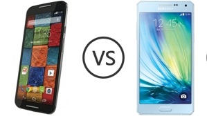 So sánh điện thoại thông minh Galaxy A5 và Moto X phiên bản 2014