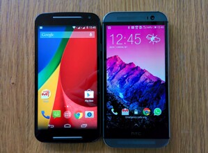 So sánh điện thoại thông minh Moto G (2015) và HTC One E8