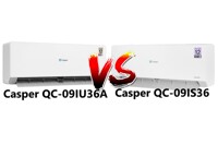So sánh điều hòa Casper QC-09IU36A (2025) và QC-09IS36 (2024): Nên mua máy nào tốt hơn?