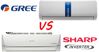So sánh điều hòa Gree và điều hòa Sharp